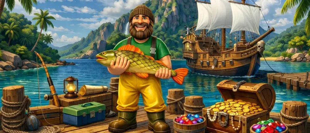 Winner Island fisherman and treasure harbour